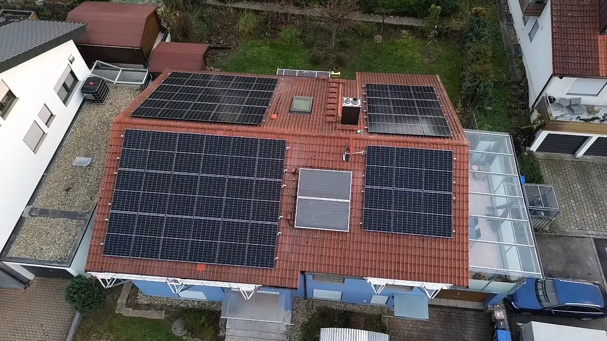 PV neben bestehender Solarthermie